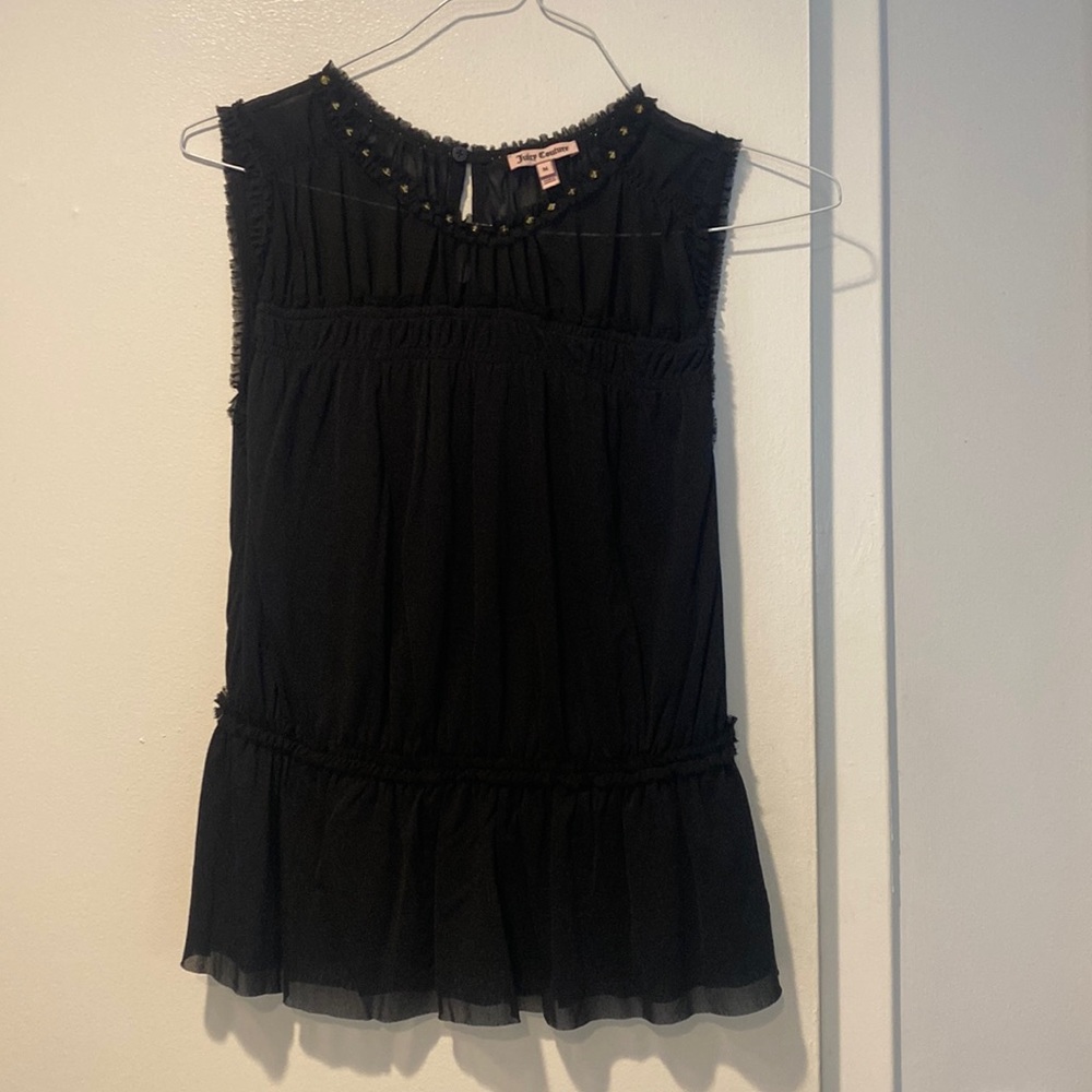Juicy couture tank with neck grommets